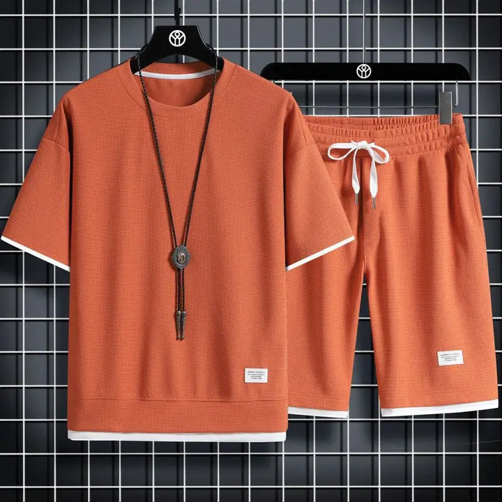 Mens Linen Blend Summer Set