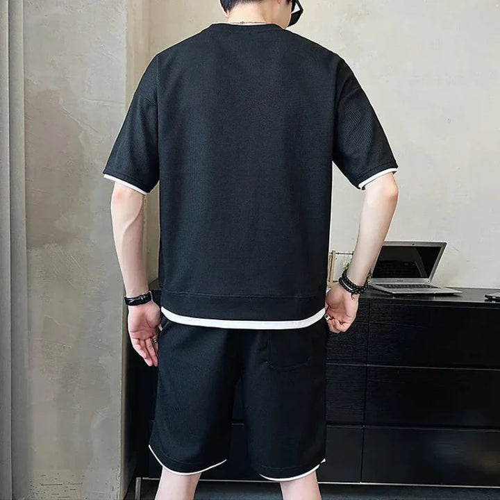 Mens Linen Blend Summer Set