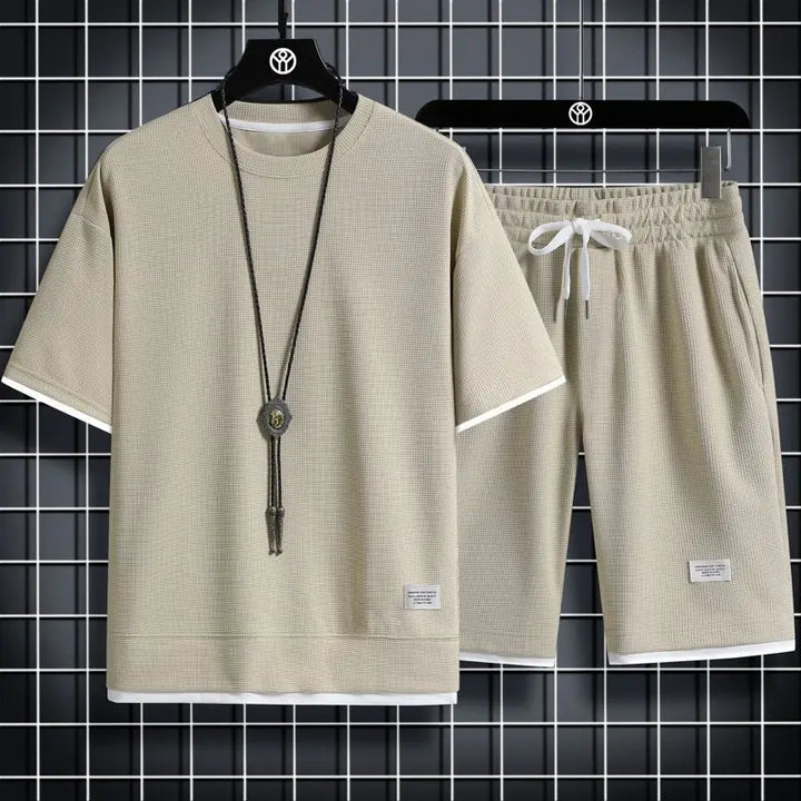 Mens Linen Blend Summer Set