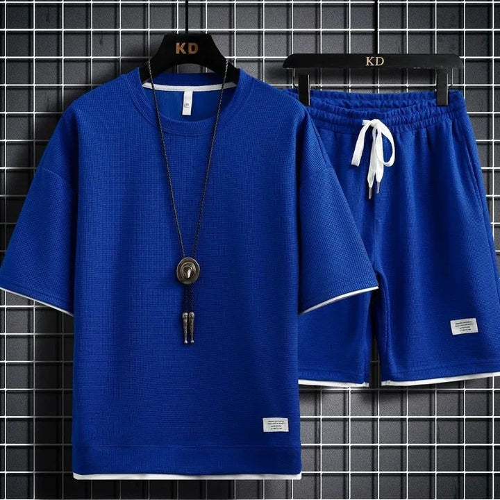 Mens Linen Blend Summer Set