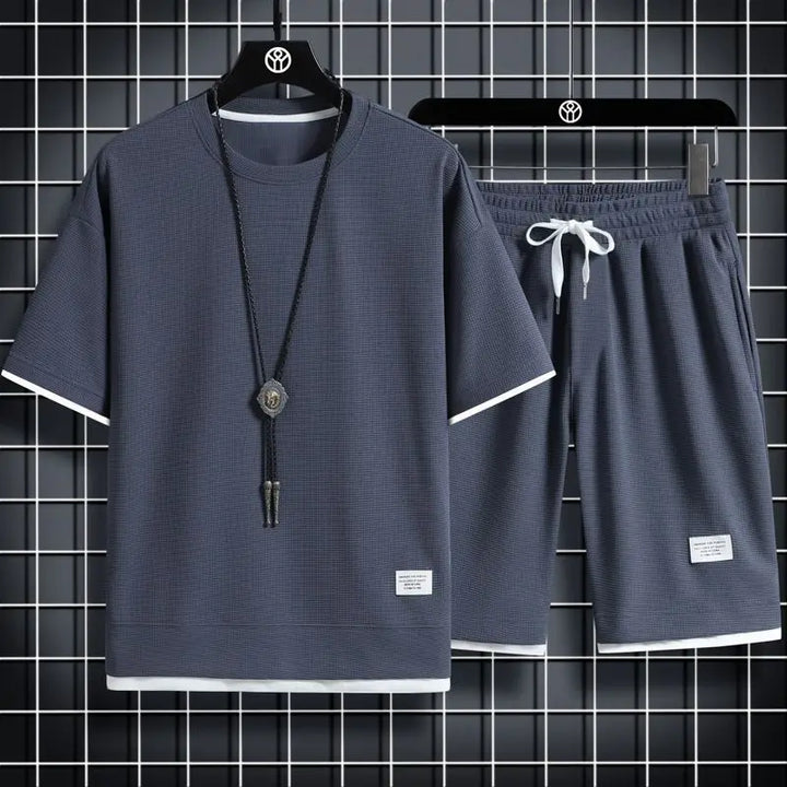 Mens Linen Blend Summer Set
