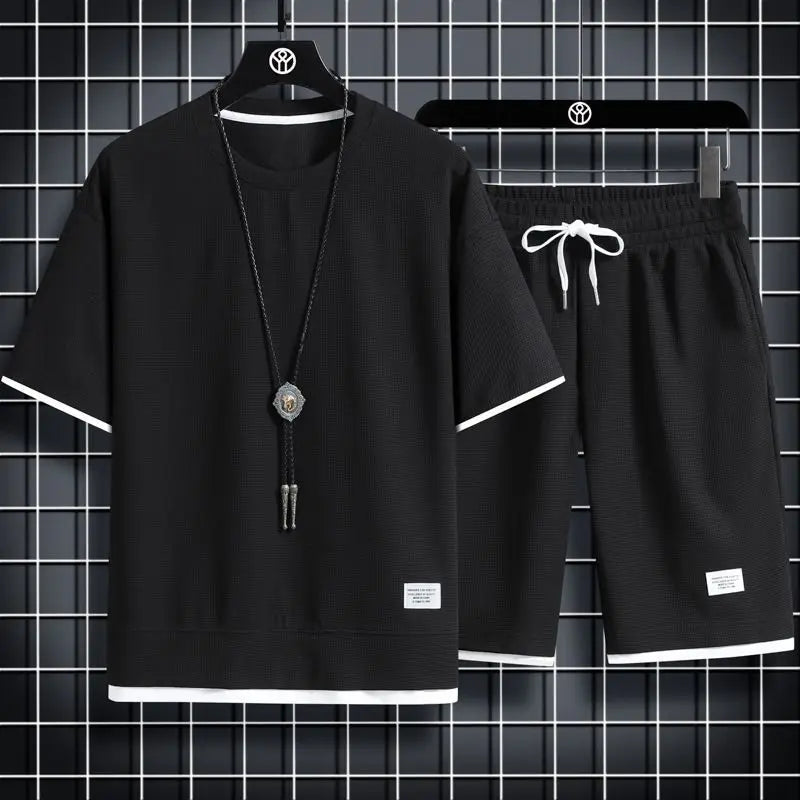 Mens Linen Blend Summer Set
