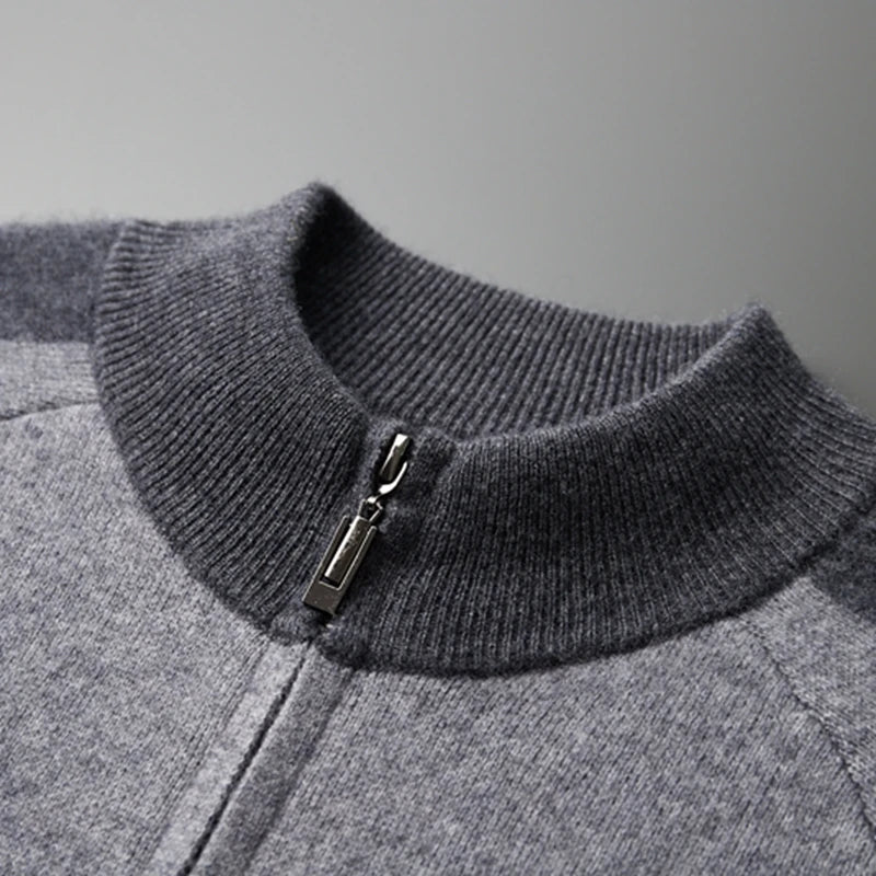 Mens Luxe Cashmere Zip-Up and Lounge Pants