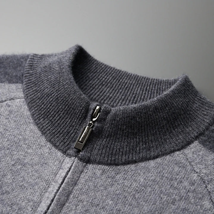 Mens Luxe Cashmere Zip-Up and Lounge Pants