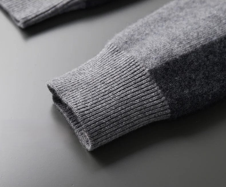 Mens Luxe Cashmere Zip-Up and Lounge Pants
