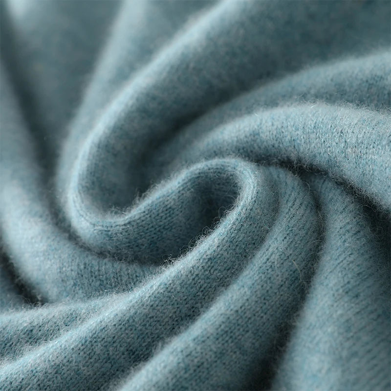 Close-up of textured blue fabric with a soft, plush appearance.
