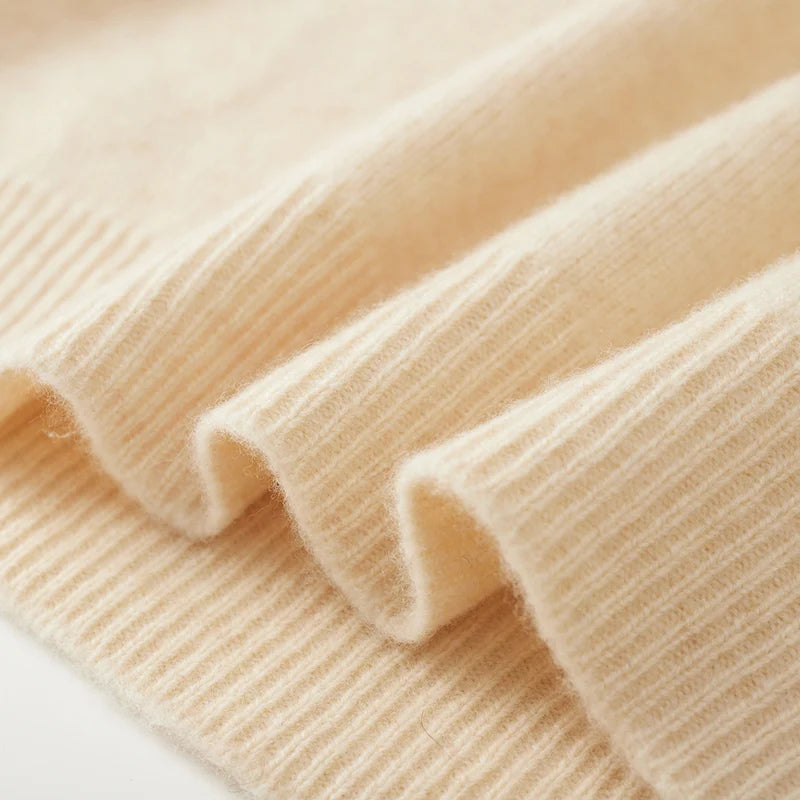 Close-up of beige ribbed fabric texture