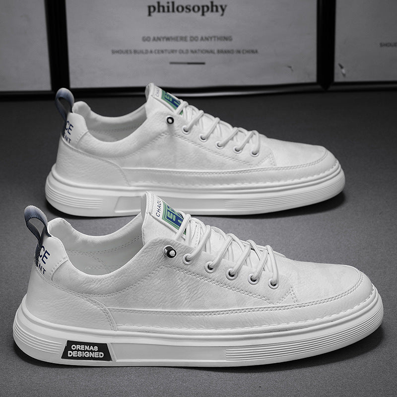 Mens PU Low-Top Sneakers