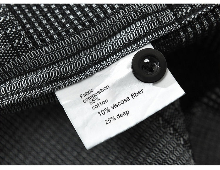 Mens Patterned Cotton Blend Shirt