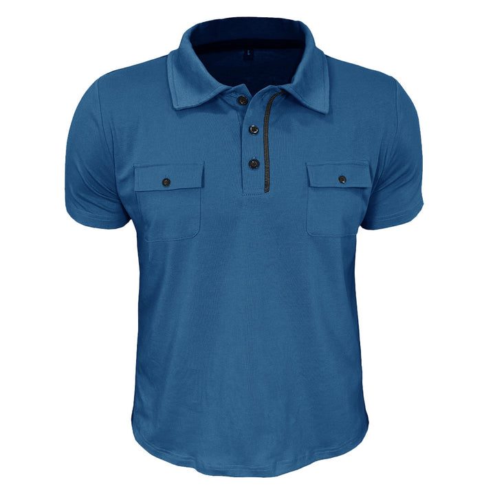 Mens Polo Style with Pocket Details