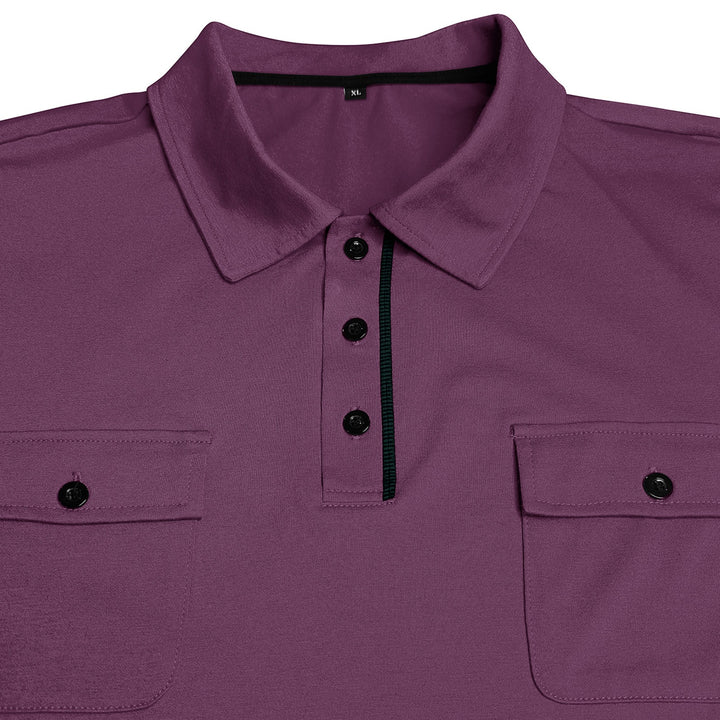 Mens Polo Style with Pocket Details