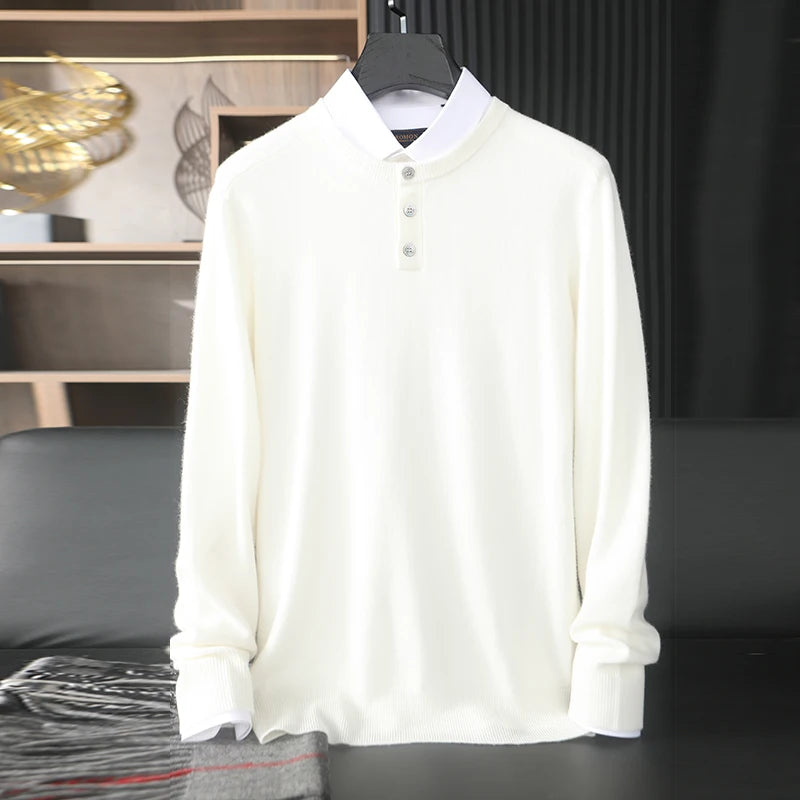 White shirt on a hanger with a blurred background