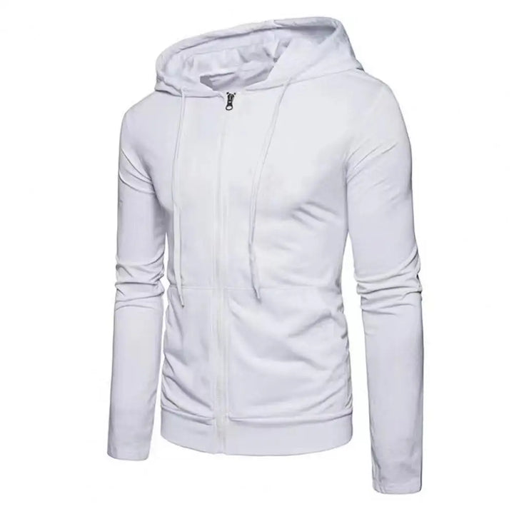 White hoodie on a white background