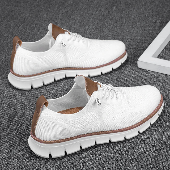 Men’s Breathable Knit Canvas Sneakers