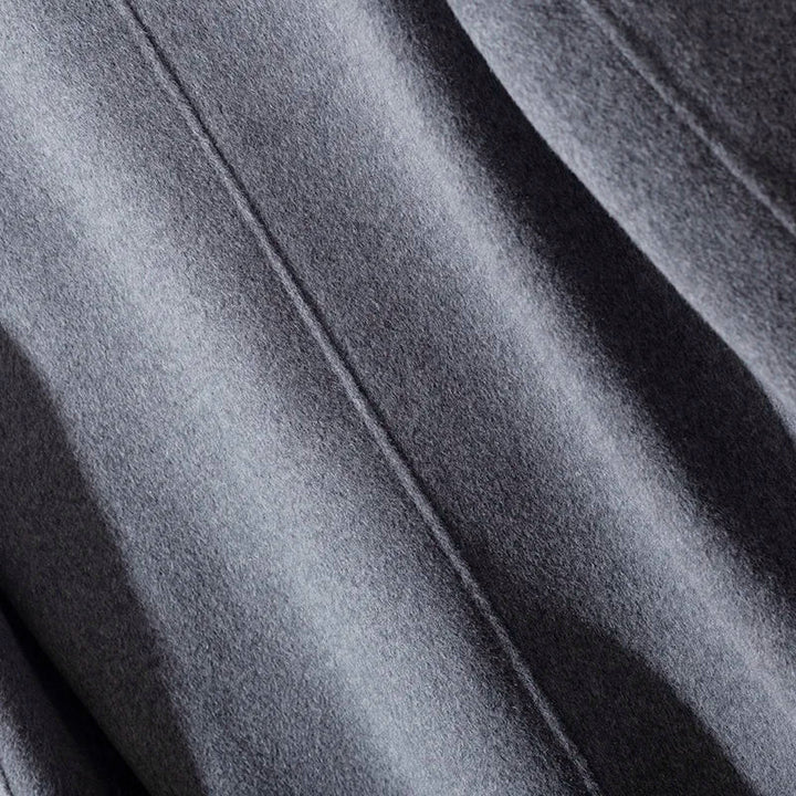 Close-up of gray fabric texture
