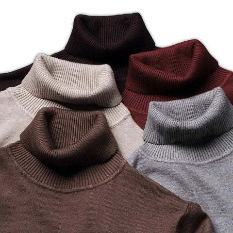 Merino Wool Turtleneck Sweater