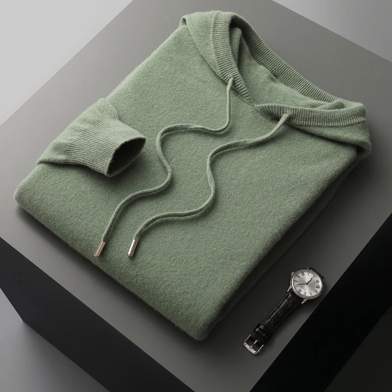 Men's Premium Merino Wool Blend Warm Sweatshirt