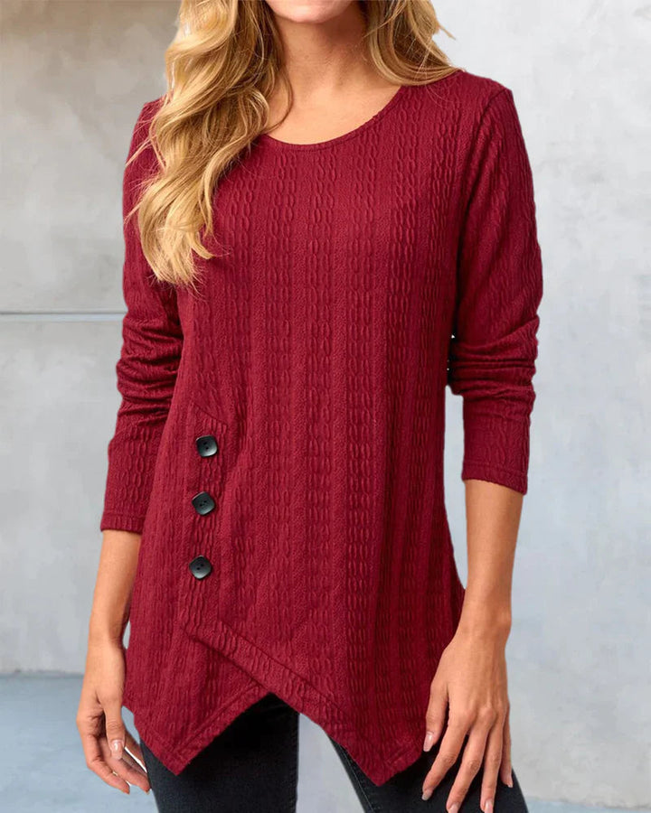 Ribbed Knitted Blouse