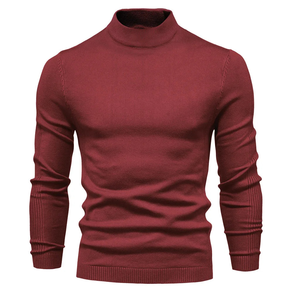 Slim-Fit Turtleneck Sweater For Men