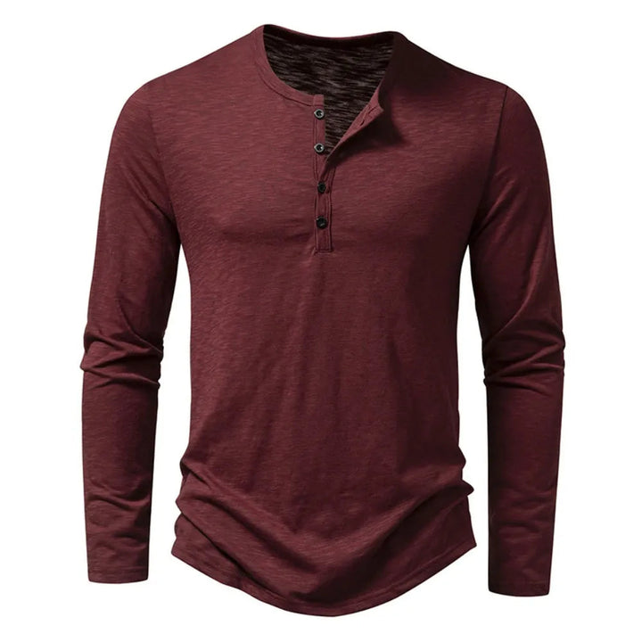 Vintage Henley Long Sleeve Shirt