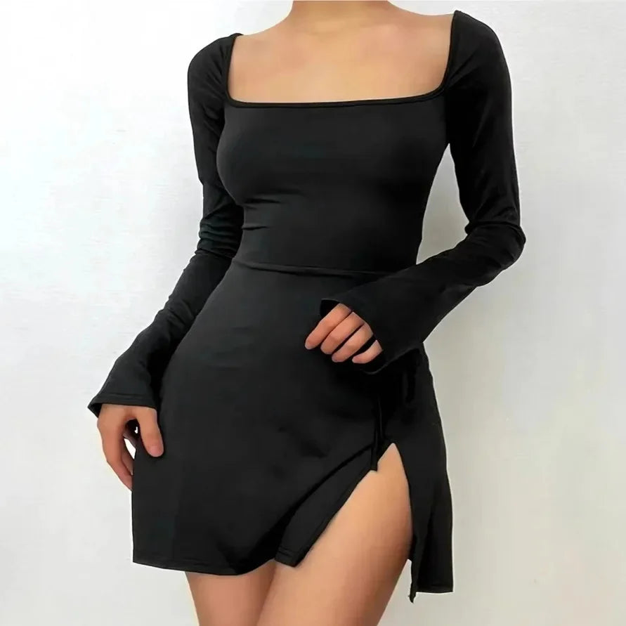 NuMode | Women's Square Neck Mini Dress