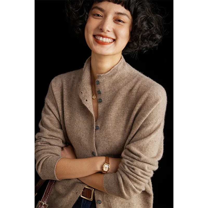 NuMode | Women’s Slim Fit Cashmere Wool Cardigan