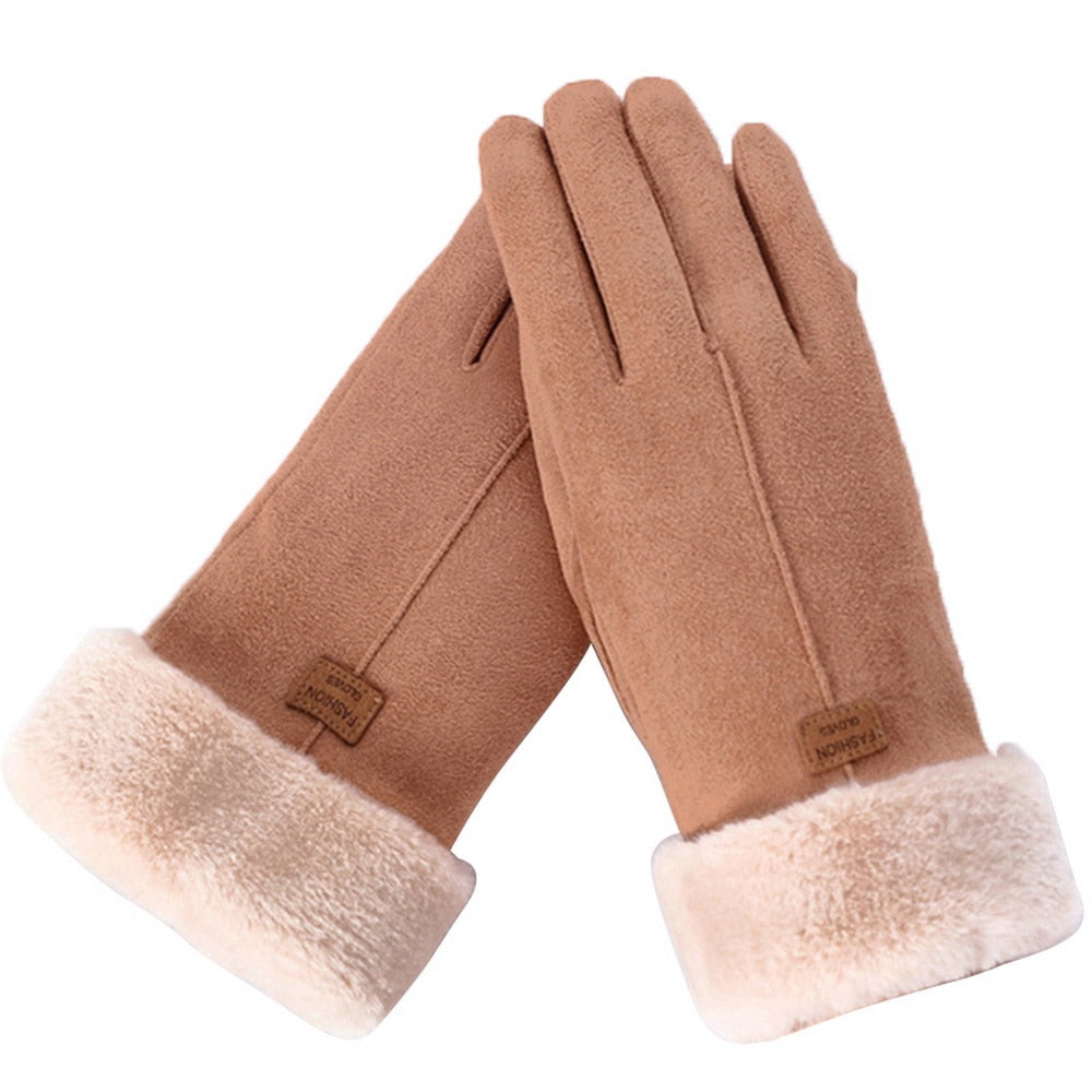 G6*NuMode | Stylish and Warm Furry Winter Gloves