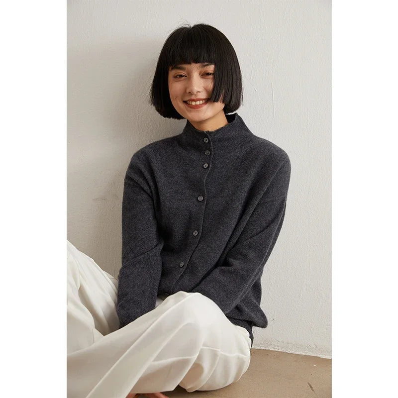 NuMode | Women’s Slim Fit Cashmere Wool Cardigan