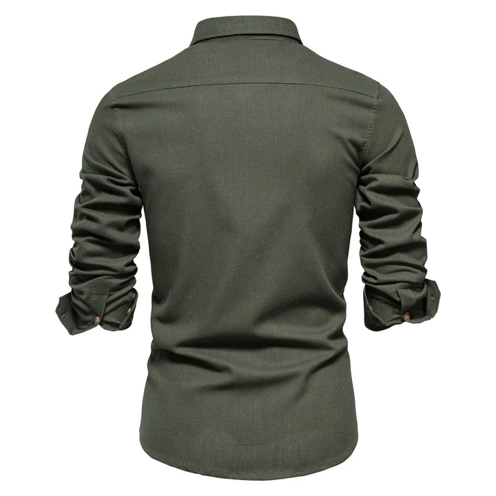 Men's Cotton Twill Single Pocket Shirt