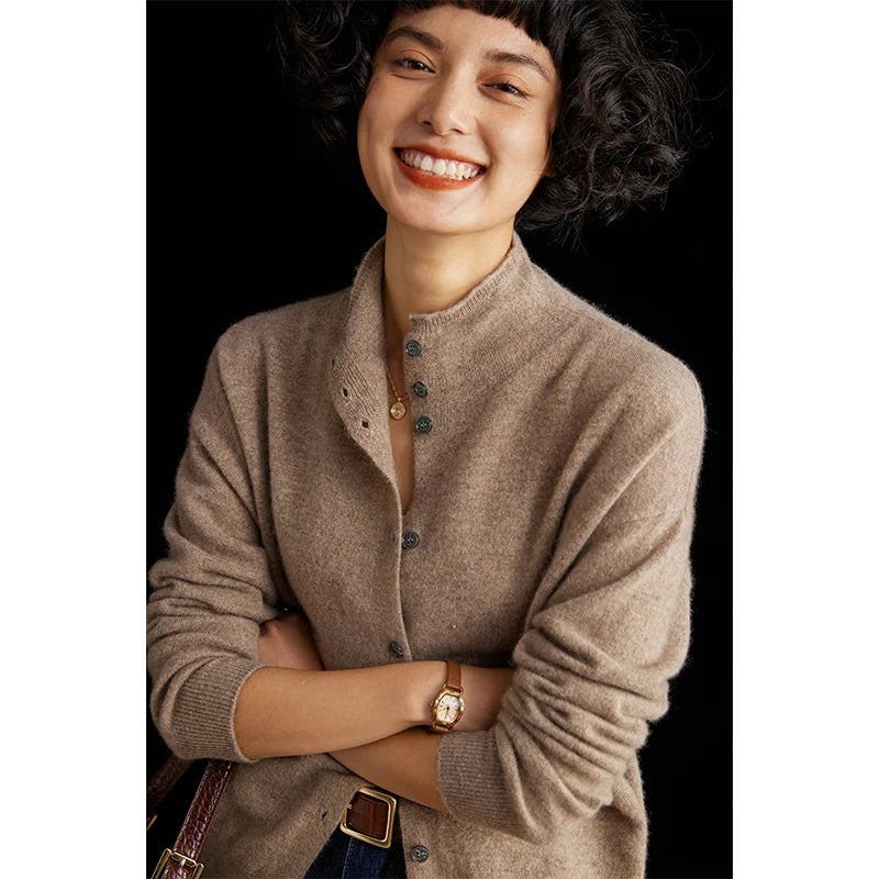 NuMode | Women’s Slim Fit Cashmere Wool Cardigan