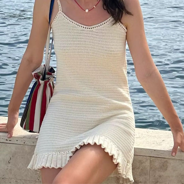 NuMode | Women's Crochet Knit Mini Cover-Up