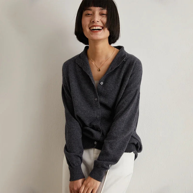 NuMode | Women’s Slim Fit Cashmere Wool Cardigan