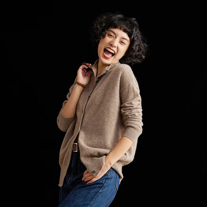 NuMode | Women’s Slim Fit Cashmere Wool Cardigan