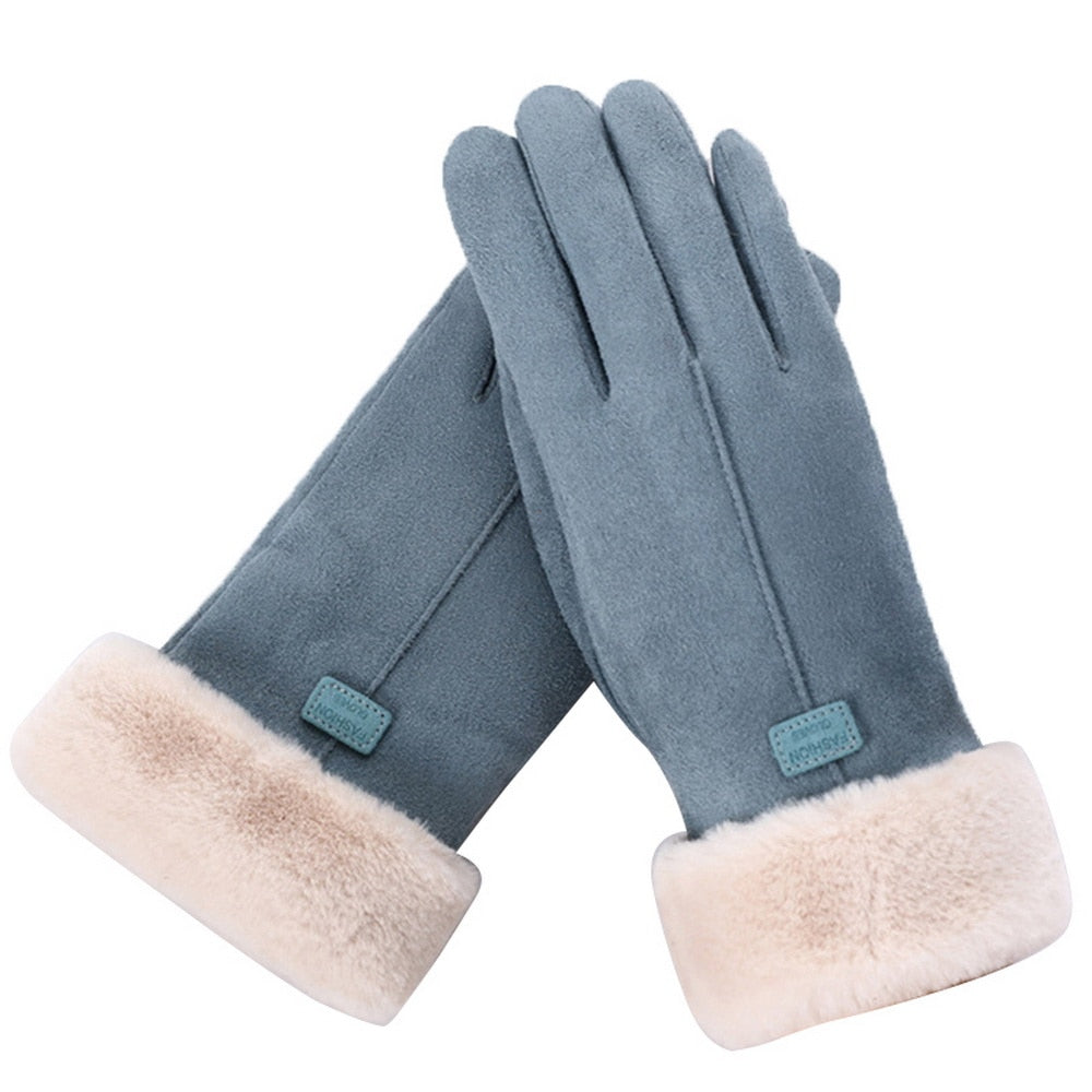 G6*NuMode | Stylish and Warm Furry Winter Gloves