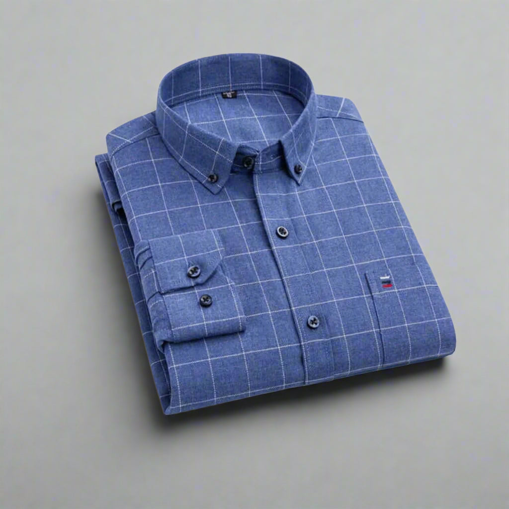  Men's Check Cotton Shirt