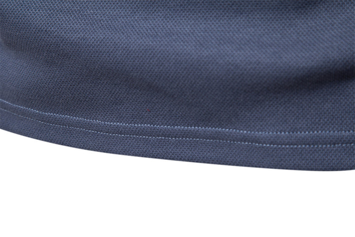 Terry Knit V-neck Polo