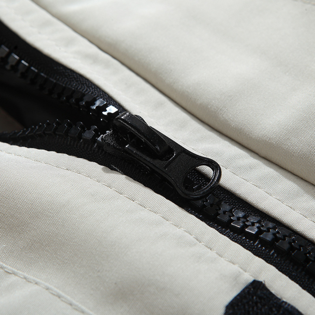 Men's Waterproof Parka With Fur Trim Hood