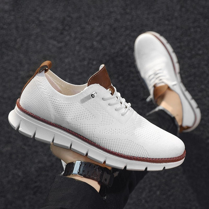 Men’s Breathable Knit Canvas Sneakers