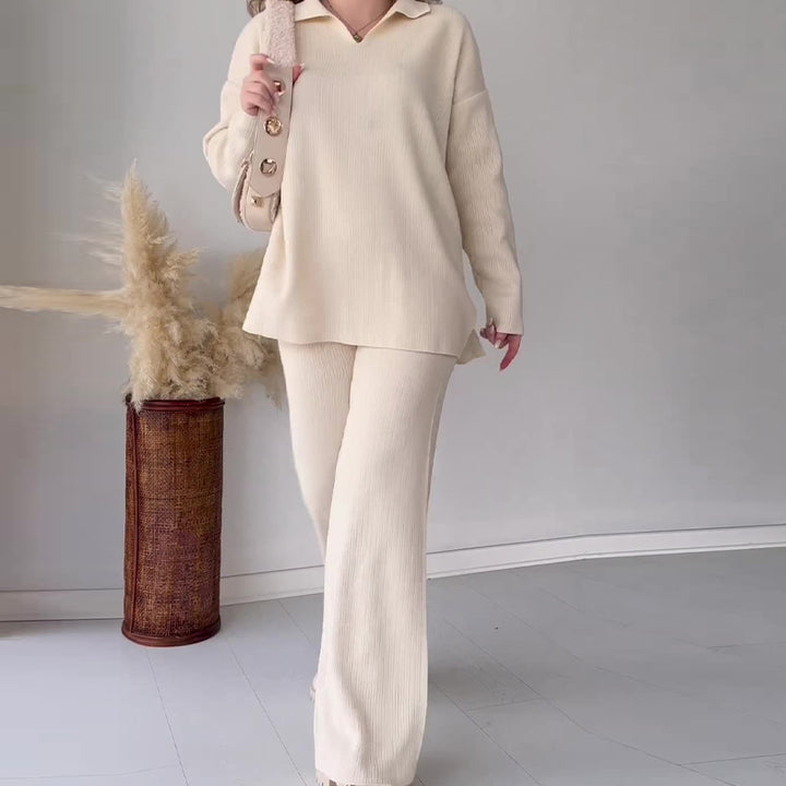 Women's Two-Piece Knit Outfit