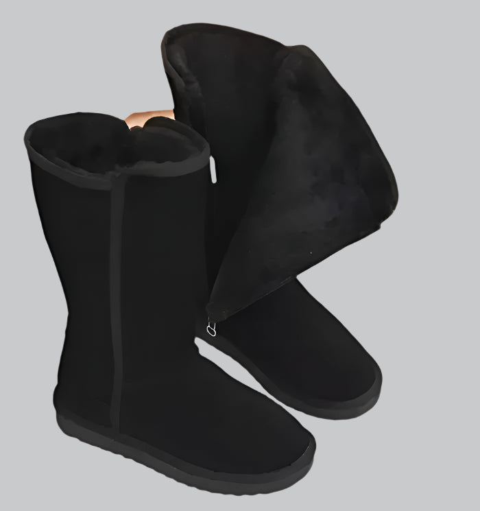 Women's Zip-up Suede Boot