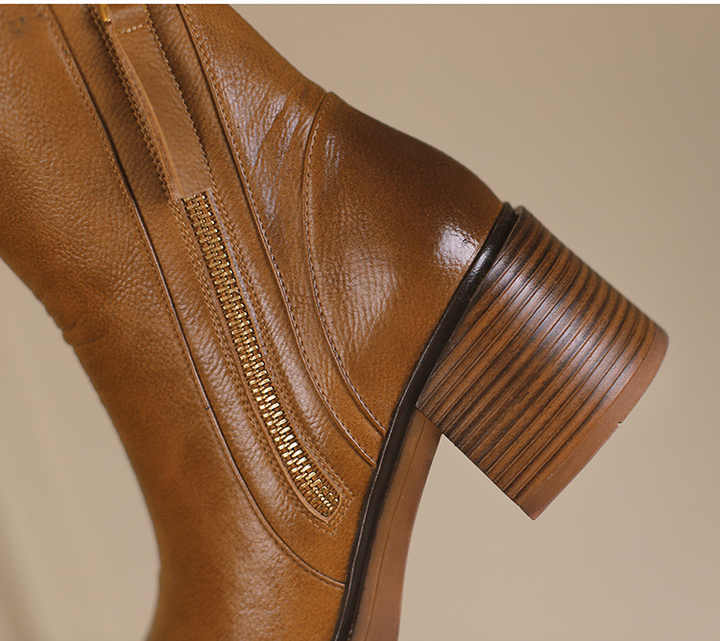 Women's Mid Heel Ankle Boot