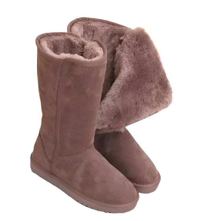 Women's Zip-up Suede Boot