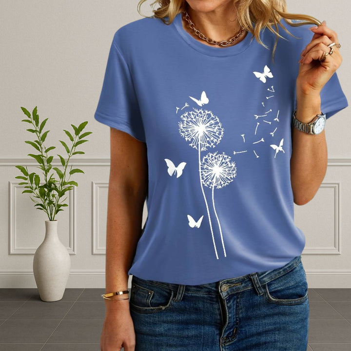 Women's Dandelion Print T-shirt