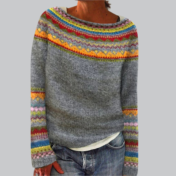 Women's Geometric Pullover Knitted Sweaters