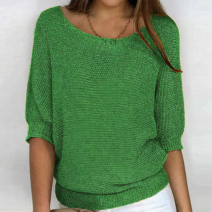 Women’s Bracelet Sleeve Knit Pullover
