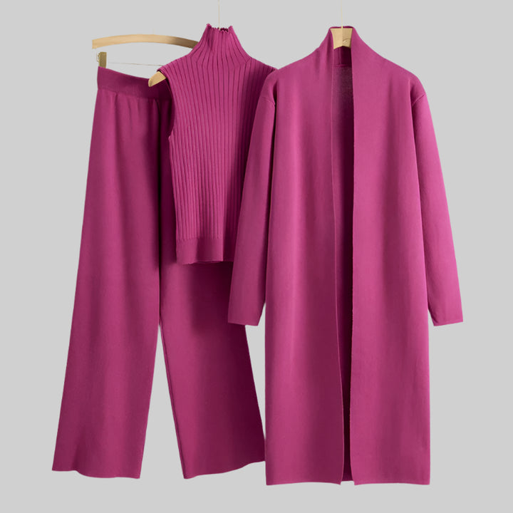 Luxurious 3-Piece Knitted Co-Ord Set