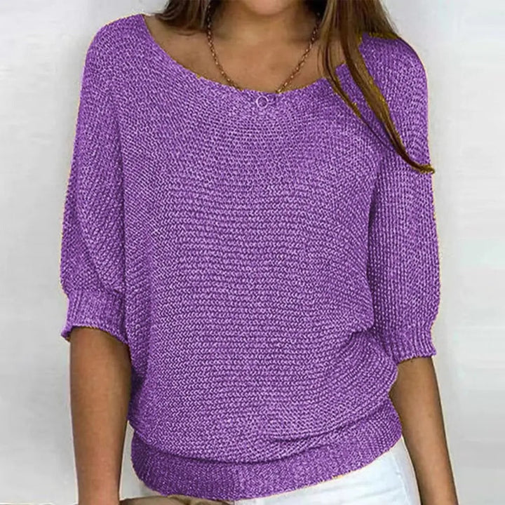 Women’s Bracelet Sleeve Knit Pullover