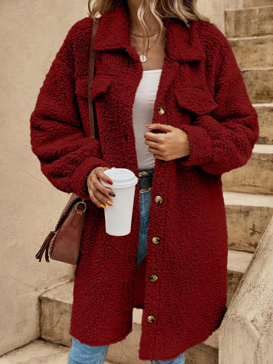 Women's Long Sleeve Padded Coat
