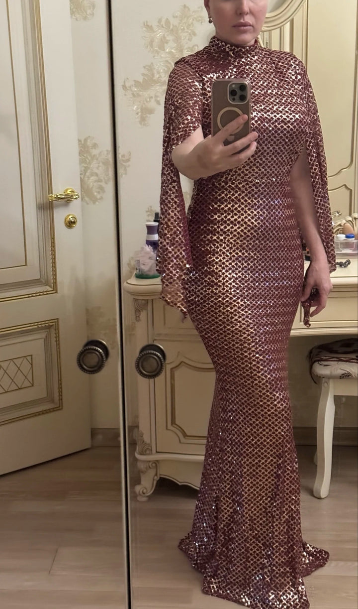 Women Sequin Mermaid Maxi Dress