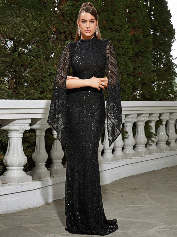 Women Sequin Mermaid Maxi Dress